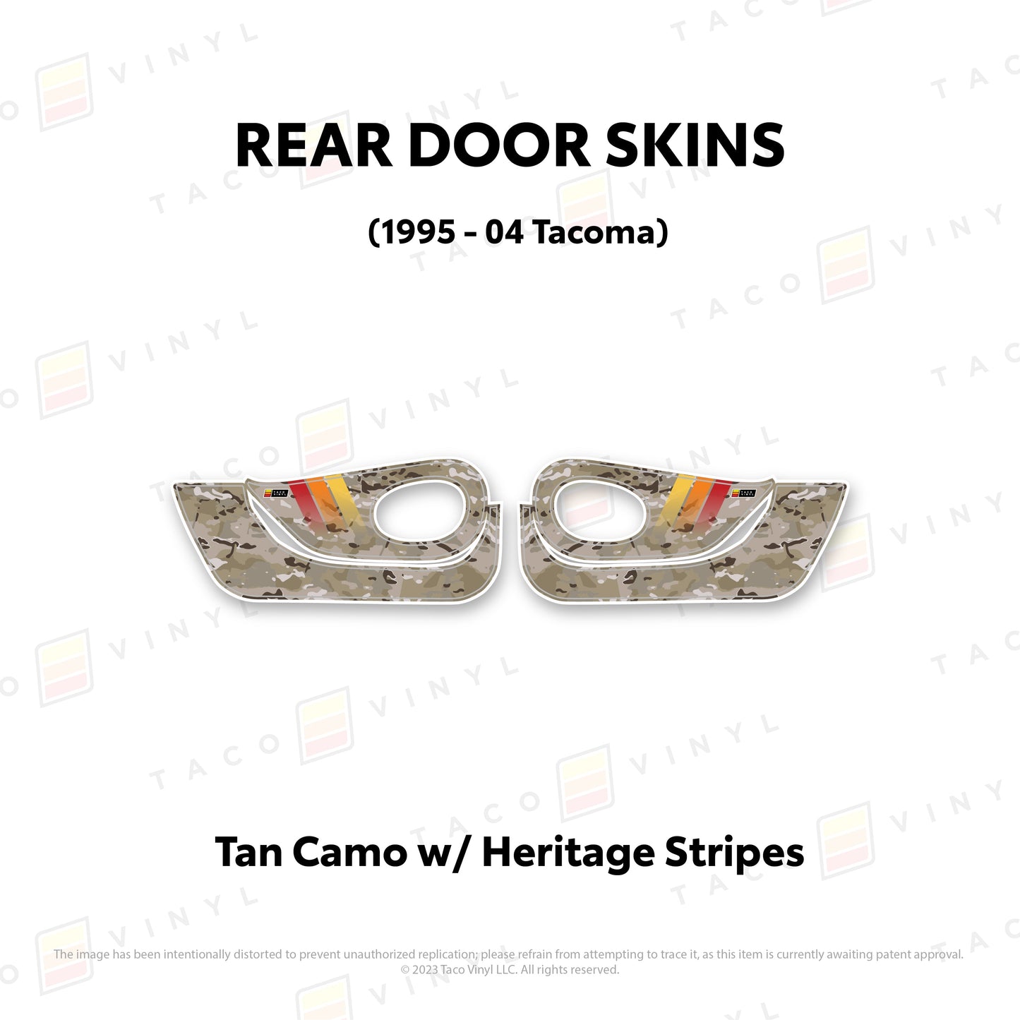1995-04 Tacoma Door Skins (Lower Section)