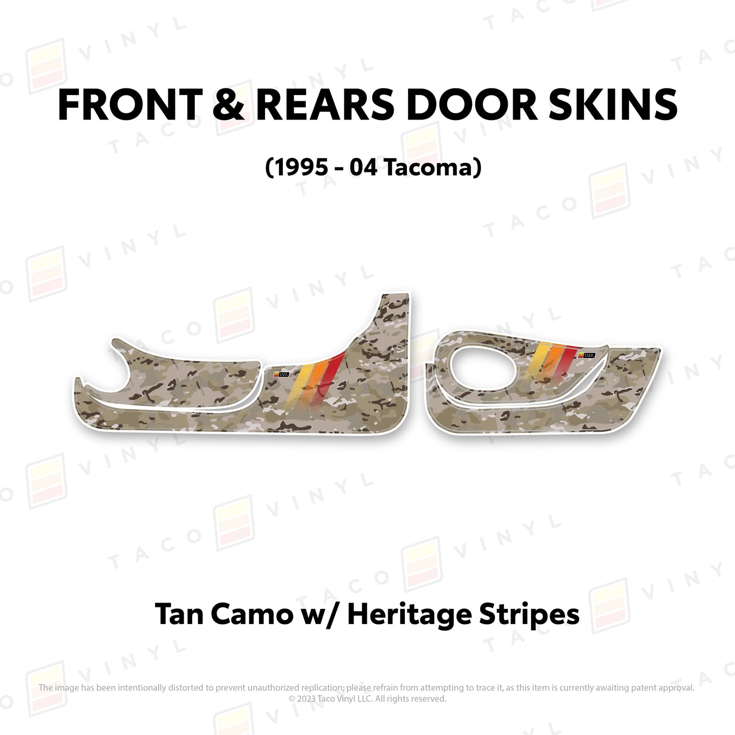 1995-04 Tacoma Door Skins (Lower Section)