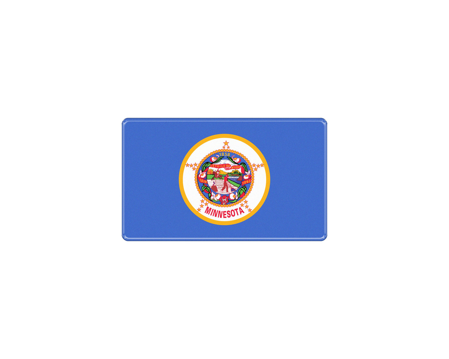USA Flag Emblem Fits - Universal