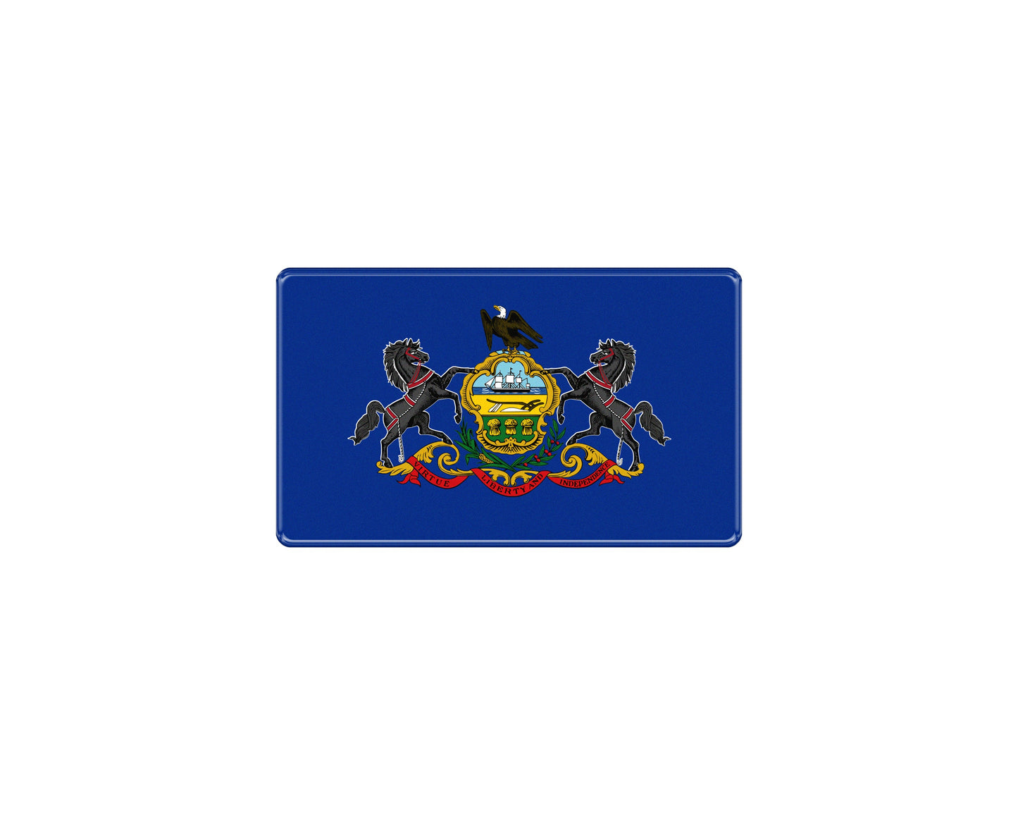 USA Flag Emblem Fits - Universal