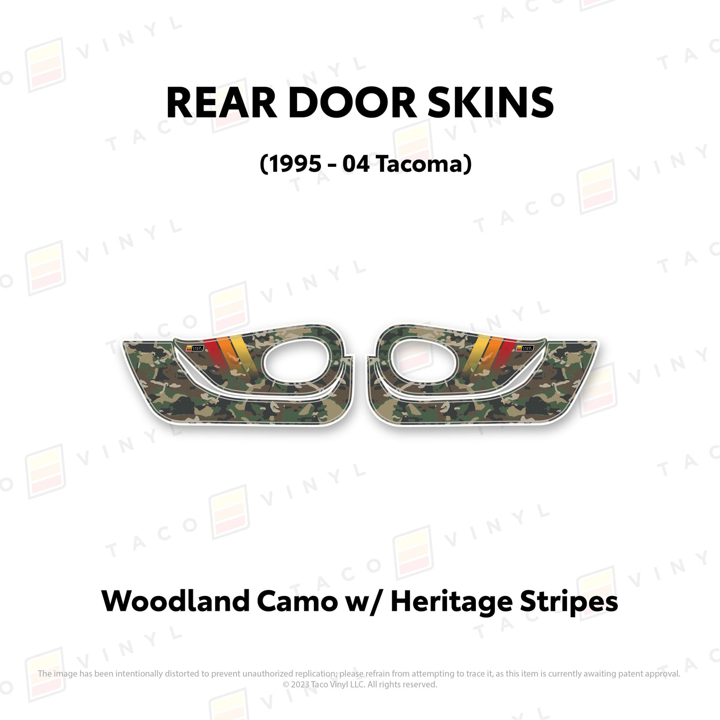 1995-04 Tacoma Door Skins (Lower Section)