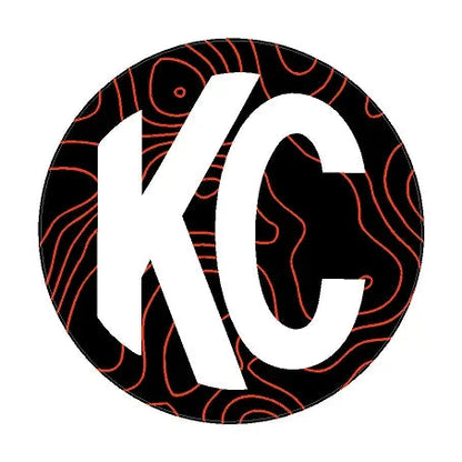 KC HiLITES Pro6 / Titan Gravity Light Cover Topo Overlays (Pair) - Universal