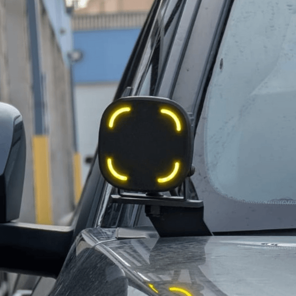 Custom Light-Up (DRL) Covers for Baja Designs Squadron Sport / Pro Pods