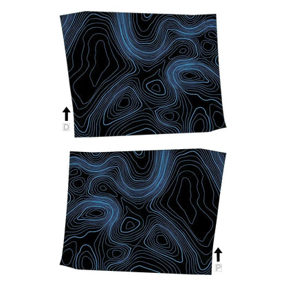 Topographic Inner Door Cup Overlays - 2024+ Tacoma / 2025+ 4Runner