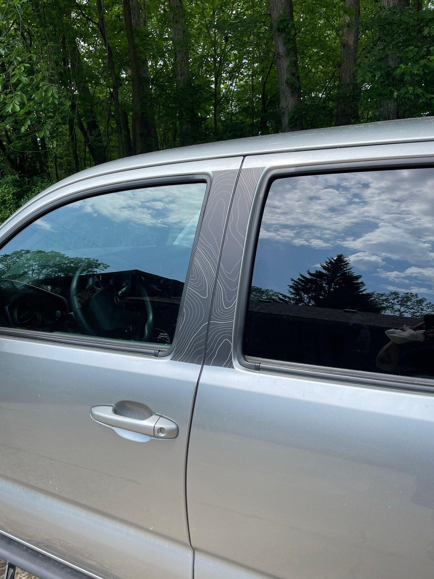 Topo B Pillar Overlays - 2016-2023 Tacoma Double Cab