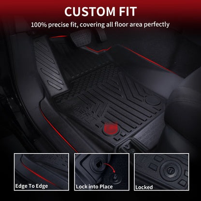 Lasfit 2024-2026 Toyota Tacoma All-Weather Floor Mats
