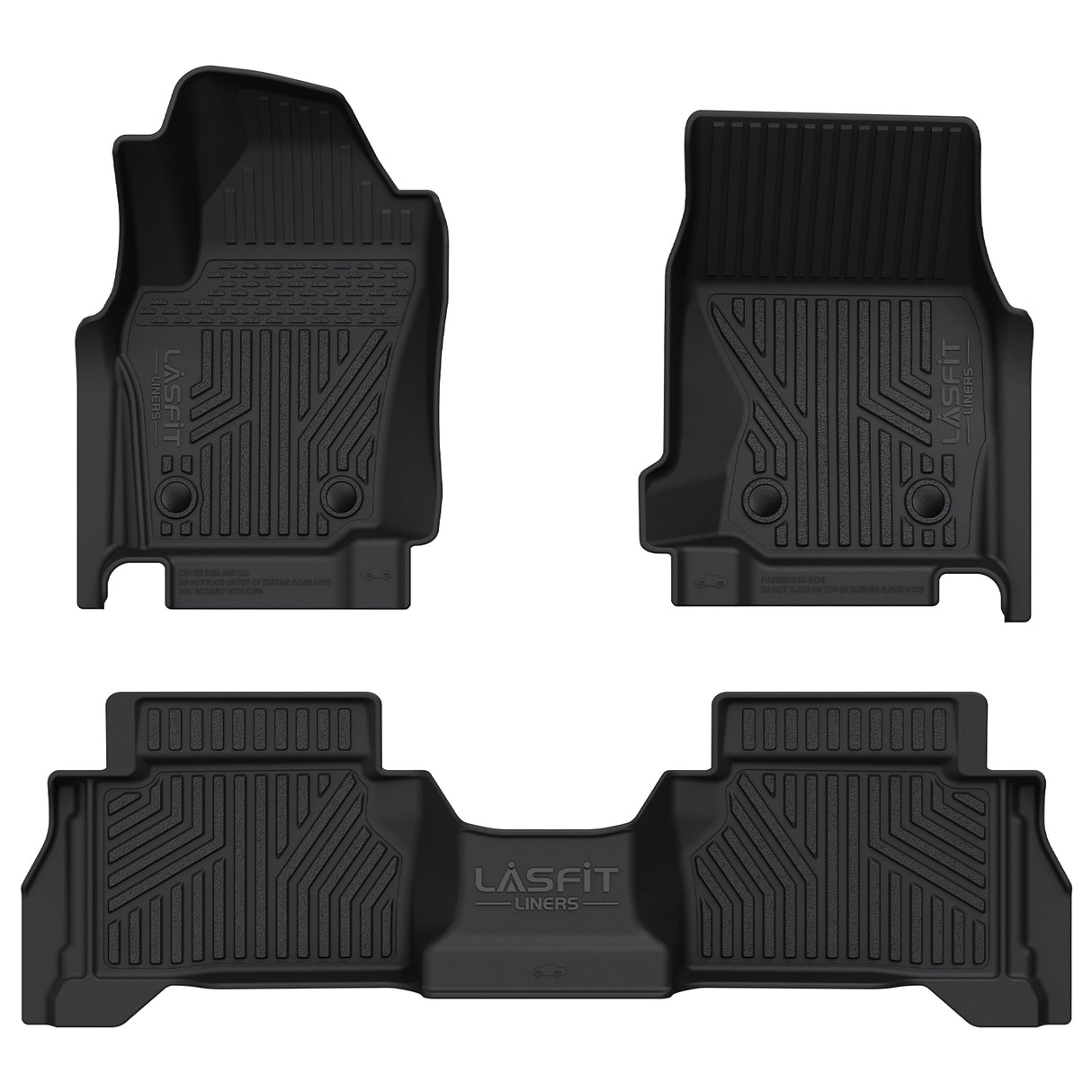 Lasfit 2024-2026 Toyota Tacoma All-Weather Floor Mats