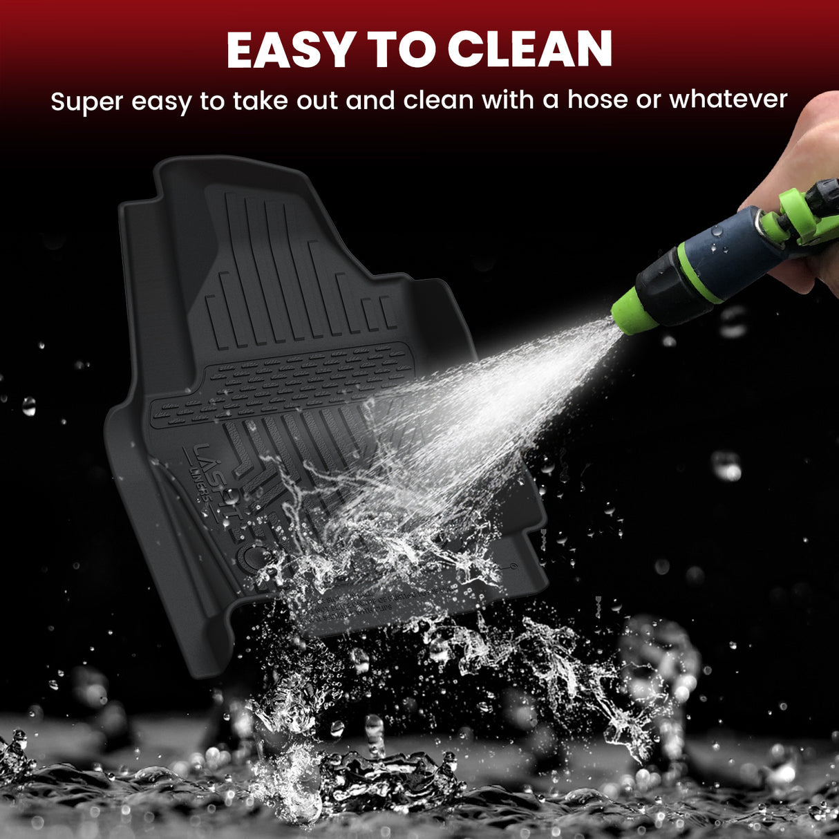 Lasfit 2024-2026 Toyota Tacoma All-Weather Floor Mats