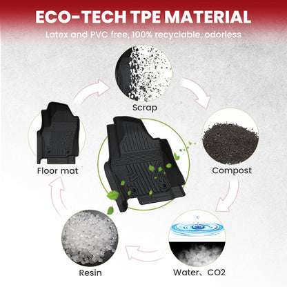 Lasfit 2024-2026 Toyota Tacoma All-Weather Floor Mats