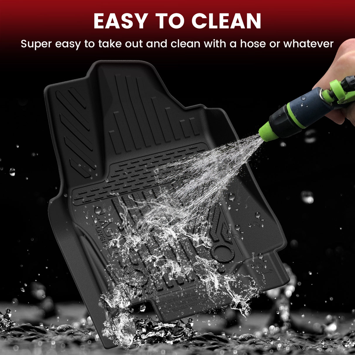 Lasfit 2024-2026 Toyota Tacoma All-Weather Floor Mats