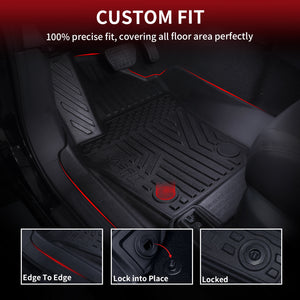 Lasfit 2024-2026 Toyota Tacoma All-Weather Floor Mats