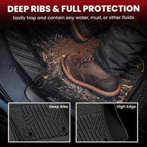 Lasfit 2024-2026 Toyota Tacoma All-Weather Floor Mats