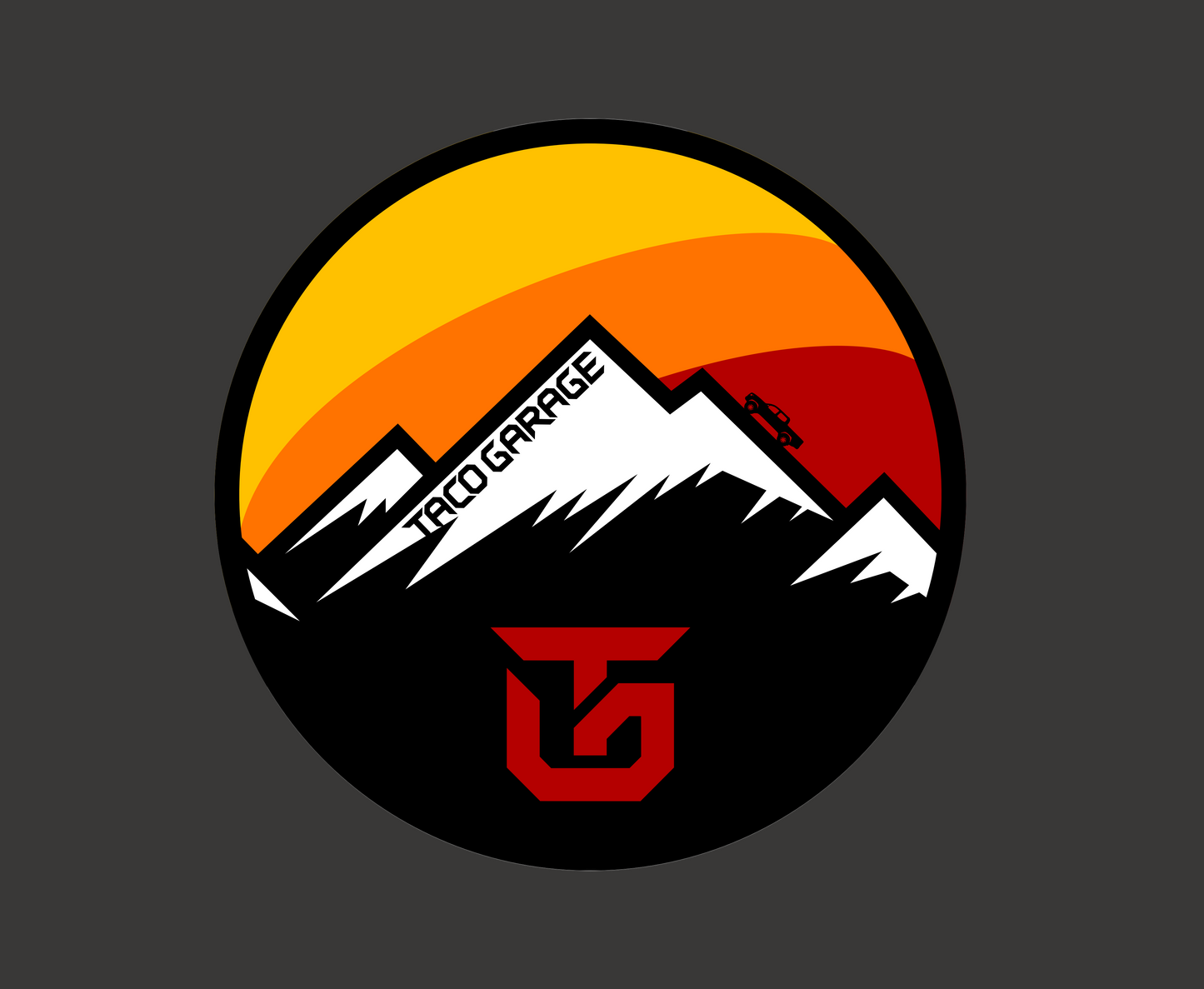 Mountain Tacoma Sunset T-Shirt