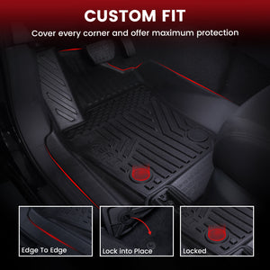 Lasfit 2024-2026 Toyota Tacoma All-Weather Floor Mats