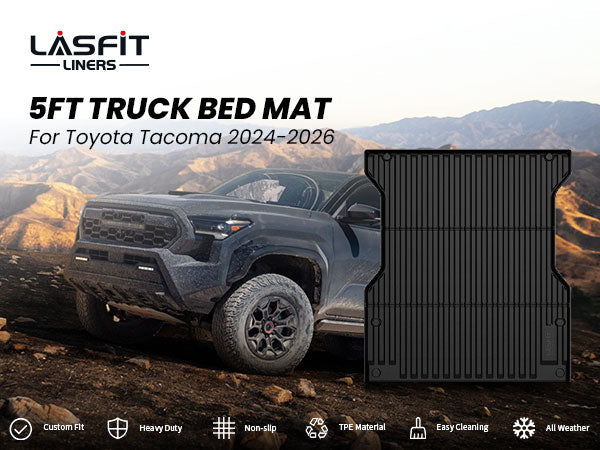 2024-2026 Toyota Tacoma 5FT/6FT Heavy Duty Truck Bed Mat or Tailgate Mat