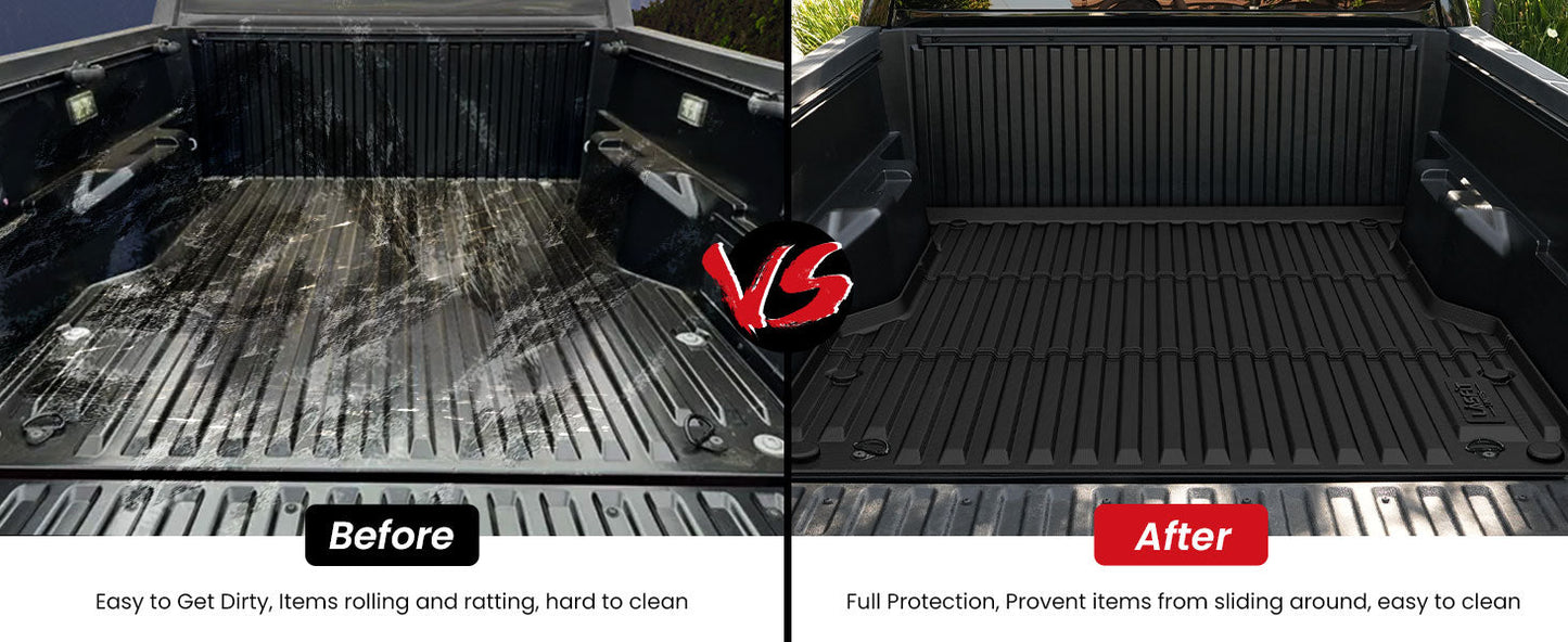 2024-2026 Toyota Tacoma 5FT/6FT Heavy Duty Truck Bed Mat or Tailgate Mat