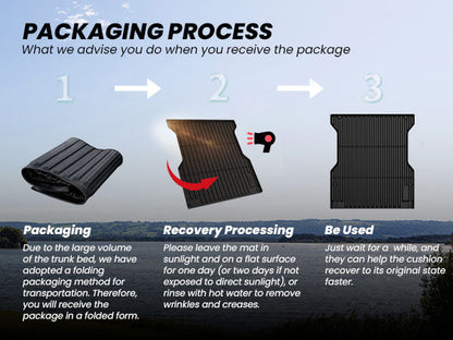 2024-2026 Toyota Tacoma 5FT/6FT Heavy Duty Truck Bed Mat or Tailgate Mat