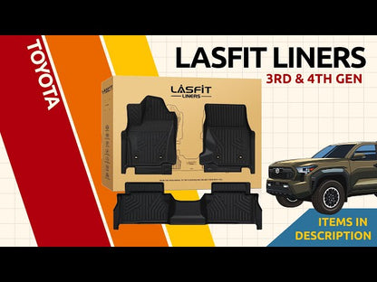 Lasfit 2024-2026 Toyota Tacoma All-Weather Floor Mats