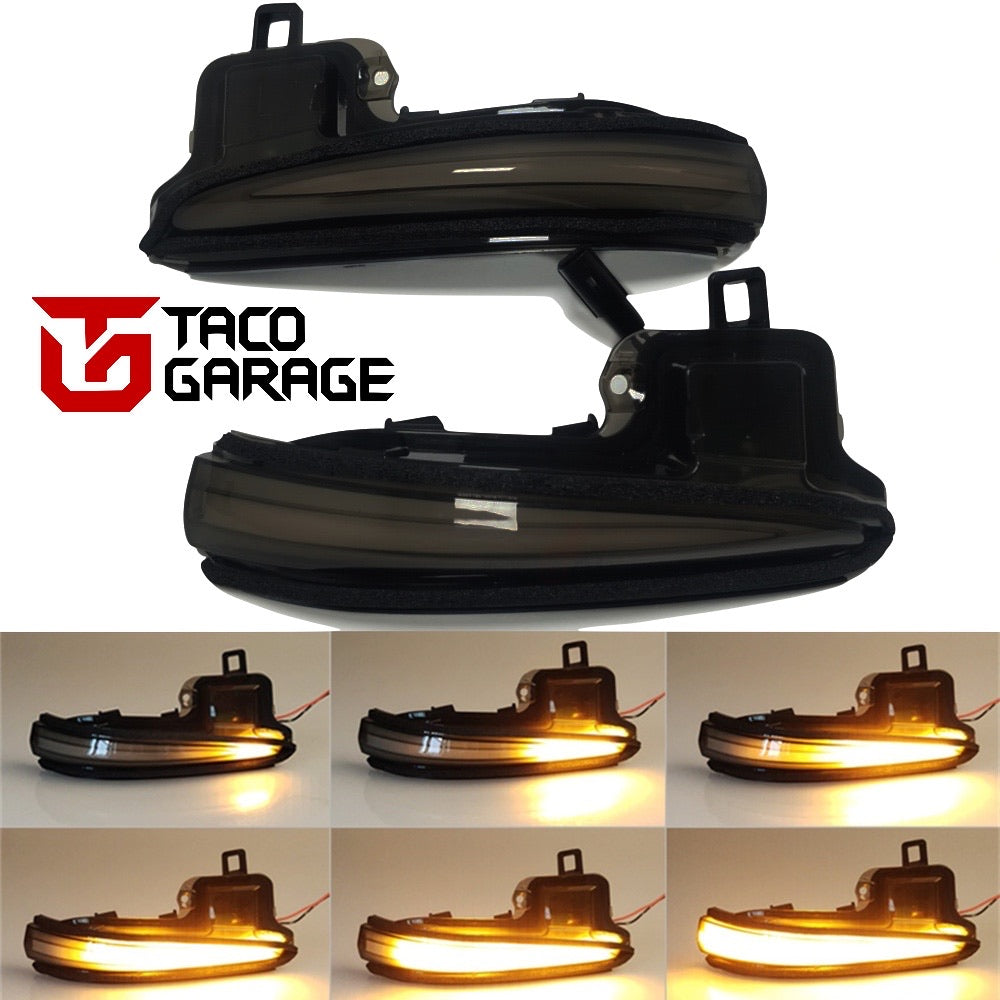 Toyota Tacoma Smoked Sequential Mirror Turn Signal