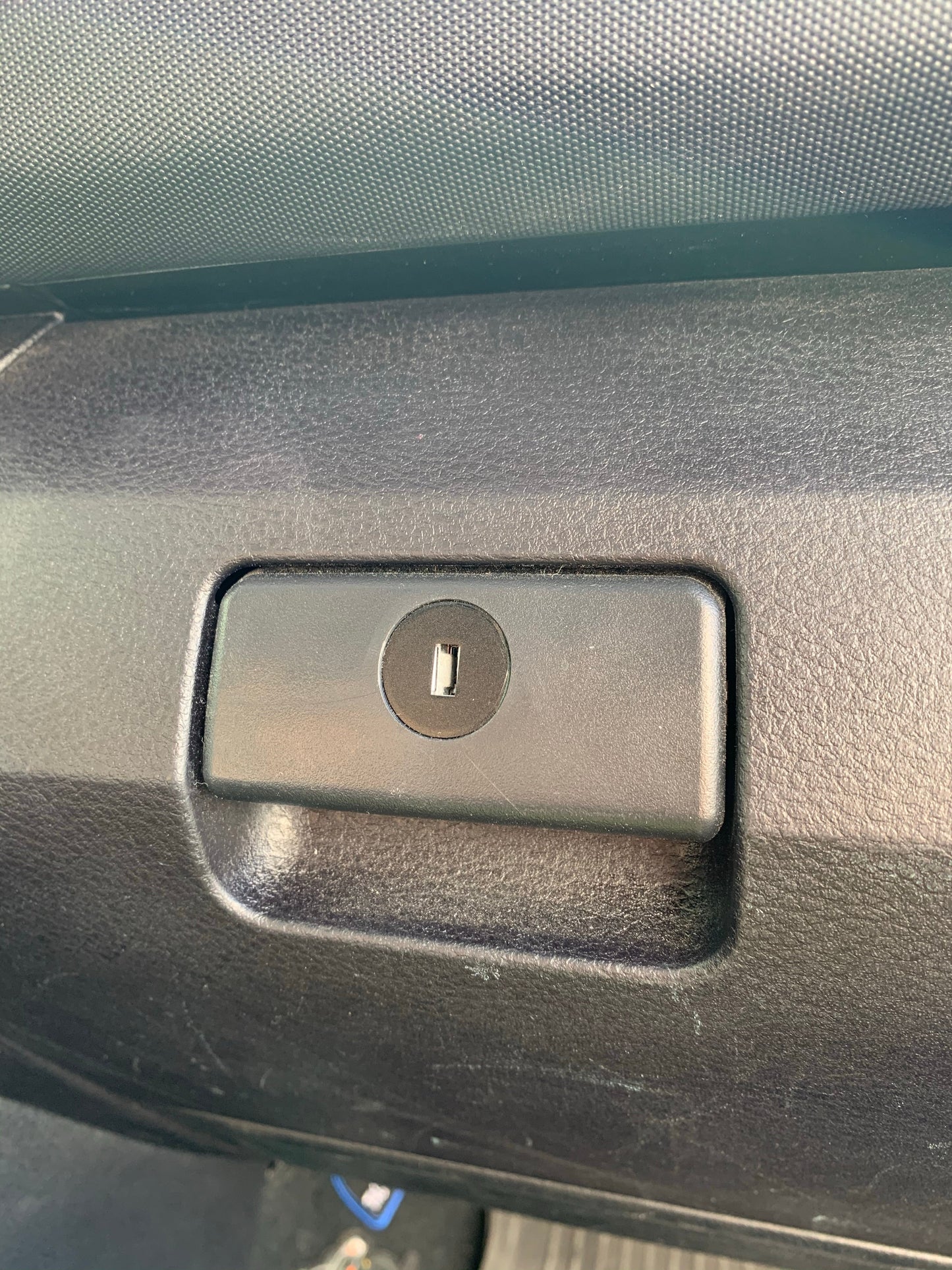 Glove Box Key Blackout