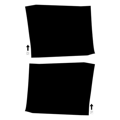 Topographic Inner Door Cup Overlays - 2024+ Tacoma / 2025+ 4Runner