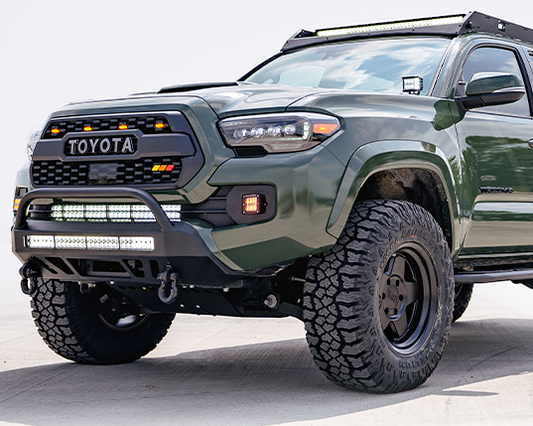 Cali Raised Stealth Bumper For 2016+ Toyota Tacoma