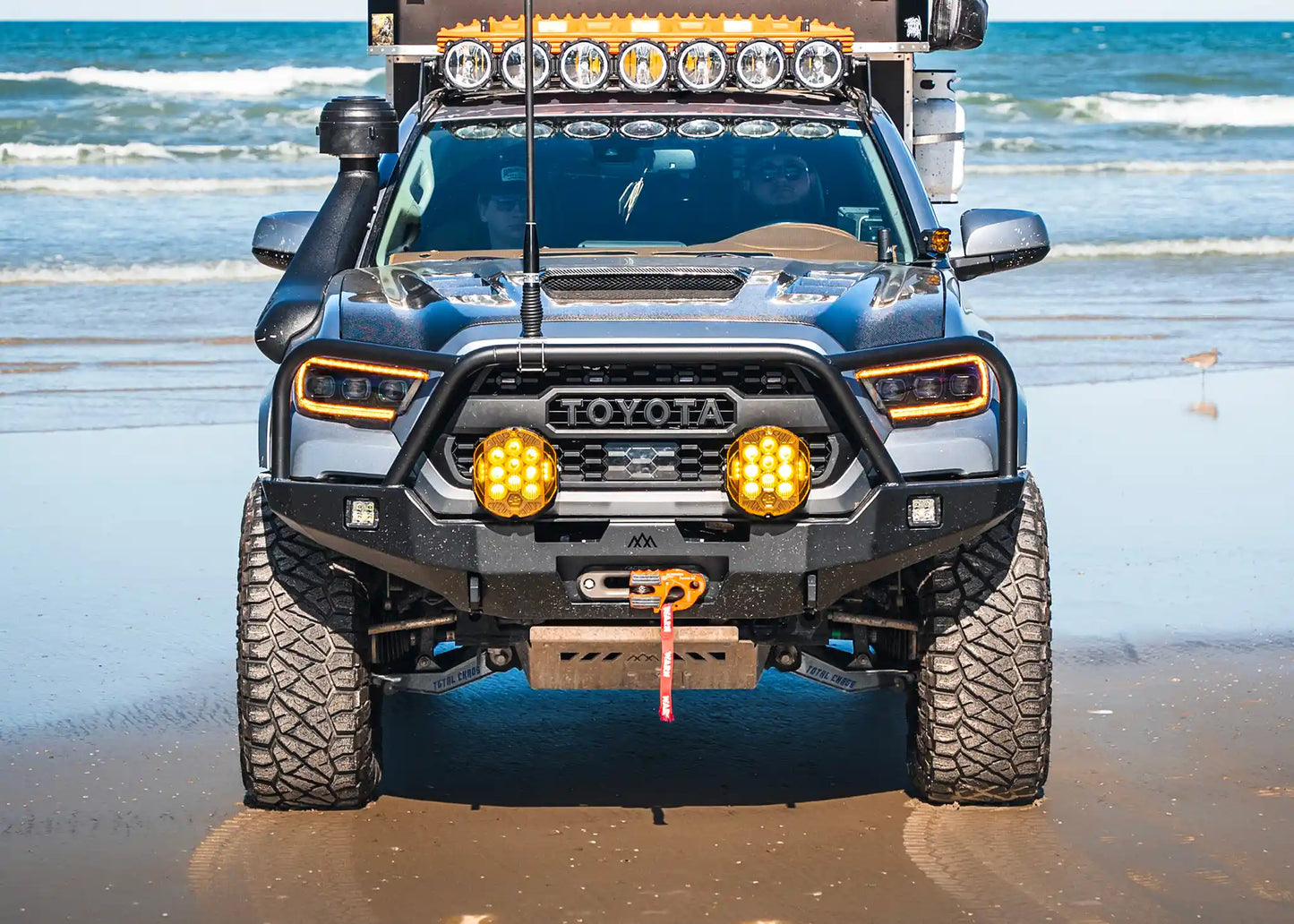 Hi-Lite Overland Toyota Tacoma Front Bumper 3rd Gen (2016-2023) [Bull Bar]