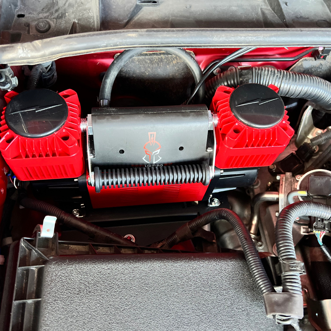 Thor's Lightning The Refuge 12v Underhood Air Compressor Mount for the 2010+ Toyota 4Runner