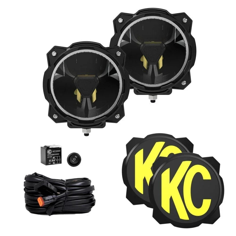 KC HiLiTES / Baja Designs A-Pillar Ditch Light Kit - 2024+ Land Cruiser