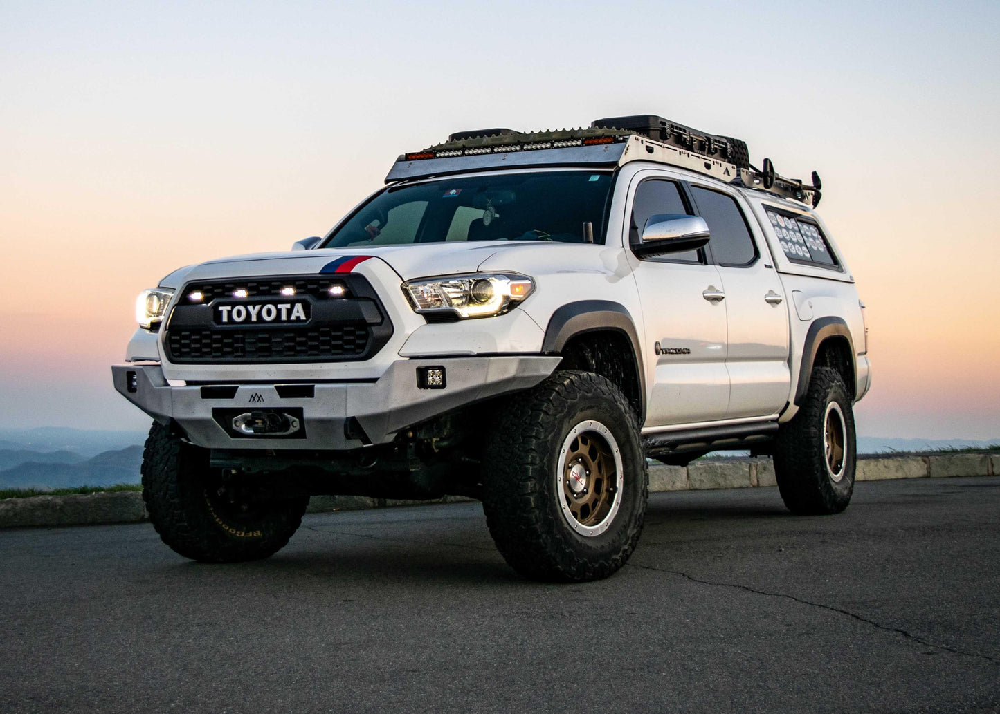 Hi-Lite Overland Toyota Tacoma Front Bumper 3rd Gen (2016-2023) [No Bull Bar]