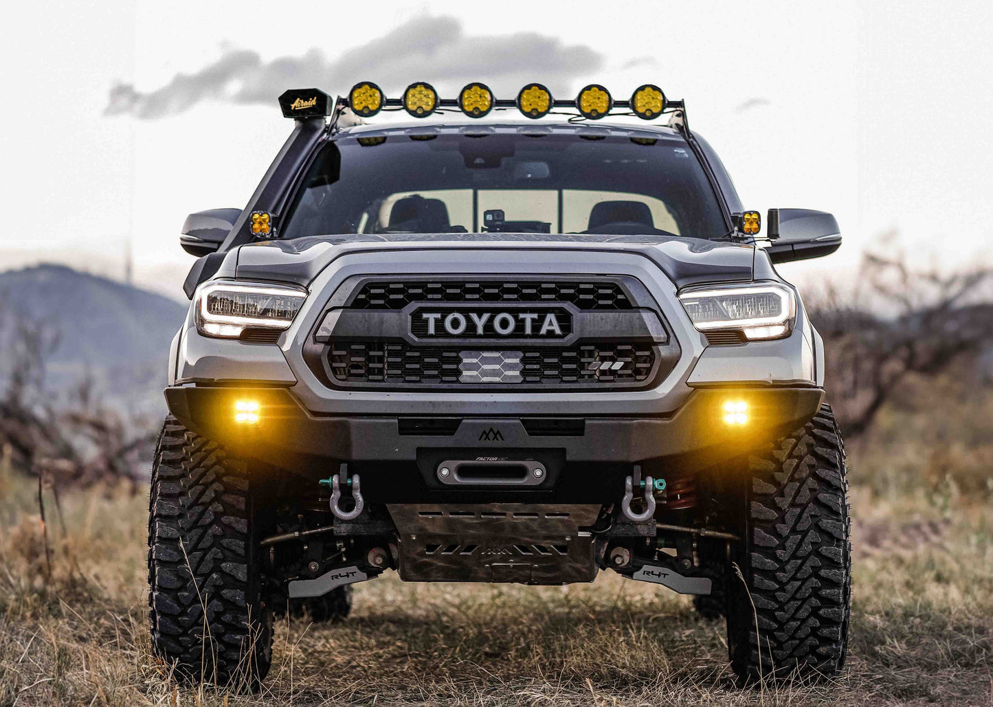 Hi-Lite Overland Toyota Tacoma Front Bumper 3rd Gen (2016-2023) [No Bull Bar]
