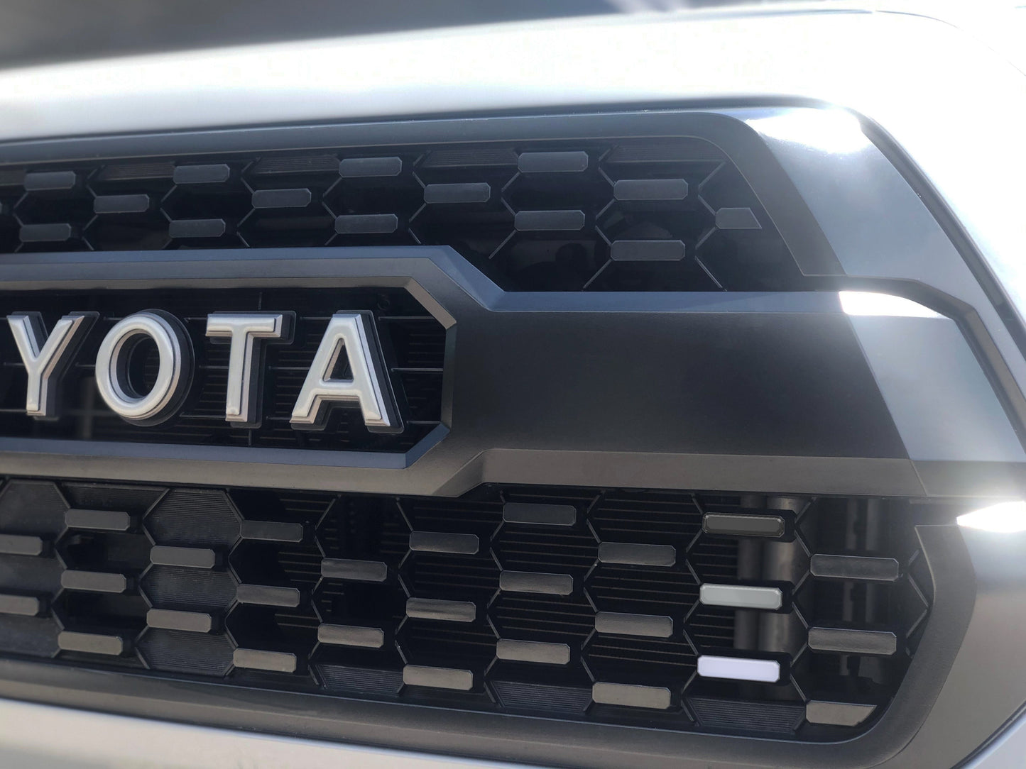 TRI-Color Grille Accent Overlays Fits 2016-2023 Toyota Tacoma TRD Pro Grille