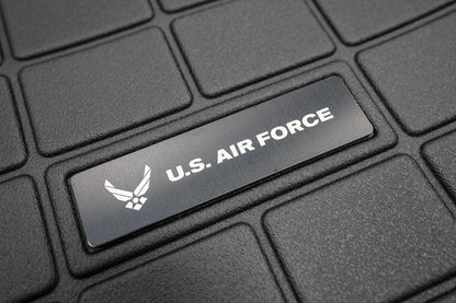 US Military Logo Emblem for Weathertech All Weather Floor Mats (Metal Etched) - Universal