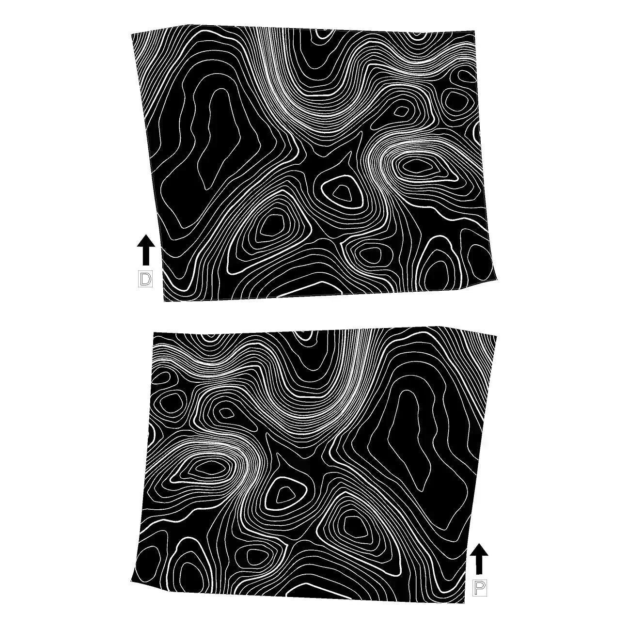 Topographic Inner Door Cup Overlays - 2024+ Tacoma / 2025+ 4Runner